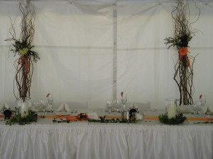 Head Table Close Up